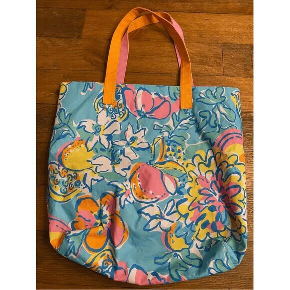 Lilly Pulitzer for Estee Lauder multicolor tote bag - Picture 5 of 7